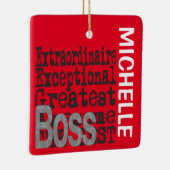 Boss Extraordinaire CUSTOM Keramikornament (Rechts)