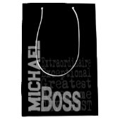 Boss Extraordinaire CUSTOM Mittlere Geschenktüte (Vorderseite)