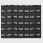 Boss Extraordinaire Geschenkpapier (Flach)
