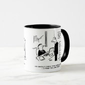Boss feuert einen Büroangestellten per E-Mail Tasse (VorderseiteRechts)