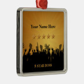 Boss Five 5 Star Gold Cheers Ornament Aus Metall (Rechts)