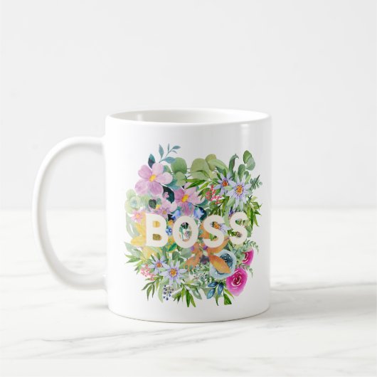 Boss Floral Tasse (Links)
