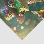 Boss Frog, Frosch spielen Karten Seidenpapier (Ausschnitt)