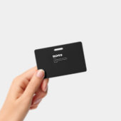 Boss Funny Definition Happy Boss's Day Ausweis (Handheld)