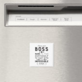 Boss Geschenk ein wirklich großer Boss ist schwer Magnet (In Situ (Geschirrspüler))