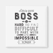 Boss Geschenk ein wirklich großer Boss ist schwer Magnet (Vorne)
