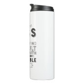 Boss Geschenk ein wirklich großer Boss ist schwer Thermosbecher (Nach rechts gedreht)