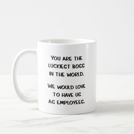 Boss Geschenke Tasse Funny Manager Coffee Cup Boss (Links)