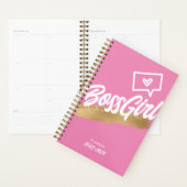 Boss Girl Pink Gold Planner Planer (Anzeige)