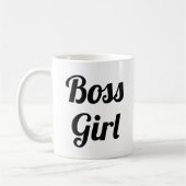 Boss Girl | Slogan-Tasse | handschriftlich Kaffeetasse (Links)