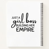 Boss Girl Spiral Notebook Notizblock (Rückseite)