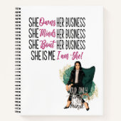 Boss Girl Spiral Notebook Notizblock (Vorderseite)