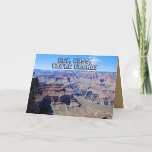 Boss Grand Canyon Birthday Card Karte