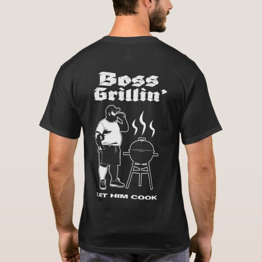 Boss Grillin’ Dark Front & Back T-Shirt (Rückseite)