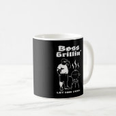 Boss Grillin" (ganz weiß) Kaffeetasse (VorderseiteRechts)