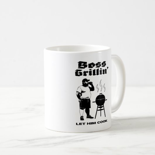 Boss Grillin" Kaffeetasse (VorderseiteRechts)
