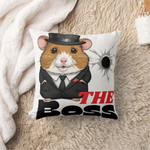 Boss Hamster Kawaii Kissen