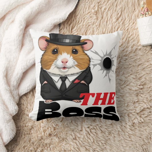 Boss Hamster Kawaii Kissen (Decke)