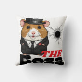 Boss Hamster Kawaii Kissen (Rückseite)