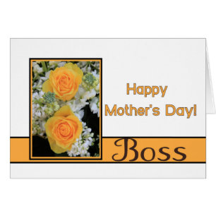 Boss Happy Mother Day Rose Card