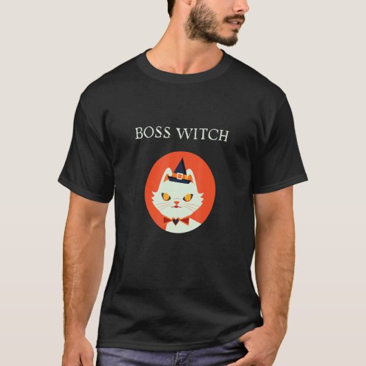 Boss Hexenkatze T-Shirt (Vorderseite)