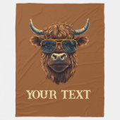 BOSS HIGHLANDER COOL COW Fleece Blanket (Vorderseite)