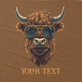 BOSS HIGHLANDER COOL COW Fleece Blanket