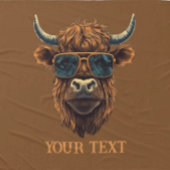 BOSS HIGHLANDER COW Fleece Blanket