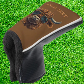 BOSS HIGHLANDER COW Golf Head Cover Headcover