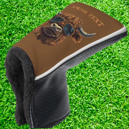 BOSS HIGHLANDER COW Golf Head Cover Headcover