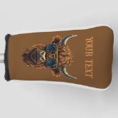 BOSS HIGHLANDER COW Golf Head Cover Headcover (Vorderseite)
