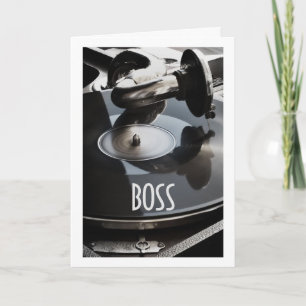 **BOSS** HOFFNUNG GEBURTSTAG WIRD GEFILTET W/ MUSI KARTE