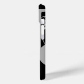 BOSS iPhone Fälle Trend Abstrakt Schwarz-weiß grün Case-Mate iPhone Hülle (Rückseite / Links)