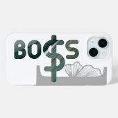 BOSS iPhone Fälle Trend Abstrakt Schwarz-weiß grün Case-Mate iPhone Hülle (Rückseite (Horizontal))