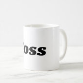 Boss Kaffeetasse (VorderseiteRechts)