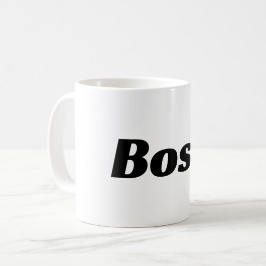 Boss Kaffeetasse (Vorderseite Links)