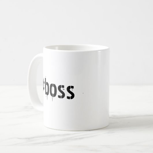 Boss Kaffeetasse (Vorderseite Links)