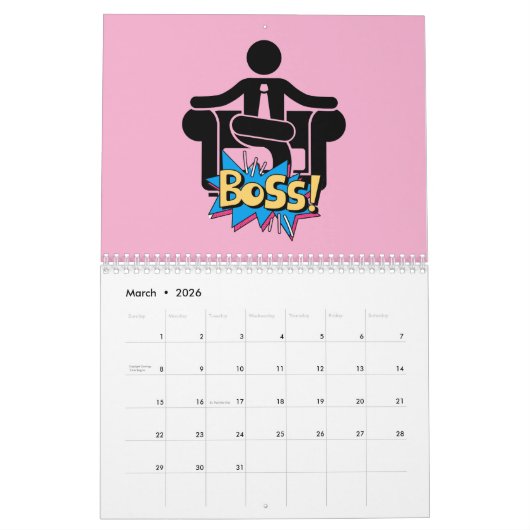 Boss-Kalender Kalender (Mär 2026)