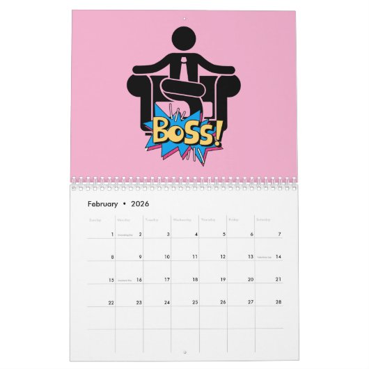 Boss-Kalender Kalender (Feb 2026)
