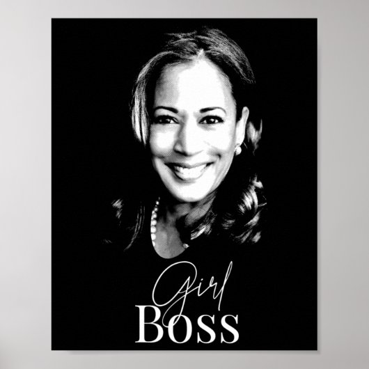 Boss Kamala Harris für die Liberaldemokraten 1 Poster (Vorne)