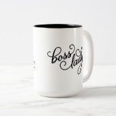 Boss Lady 15oz Zwei Toned Tasse (VorderseiteRechts)