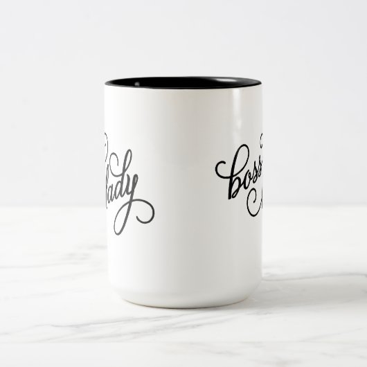 Boss Lady 15oz Zwei Toned Tasse (Mittel)
