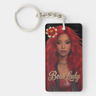 Boss Lady Acryl-Schlüsselanhänger Schlüsselanhänger
