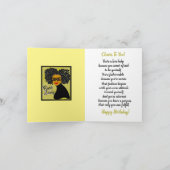 Boss Lady African American Birthday Karte (Innenseite)