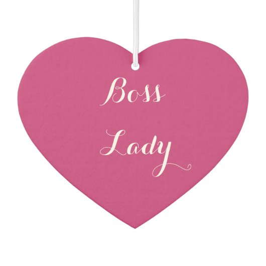Boss Lady Air Freshner Autolufterfrischer (Rückseite)