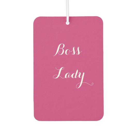 Boss Lady Air Freshner Autolufterfrischer (Vorderseite)