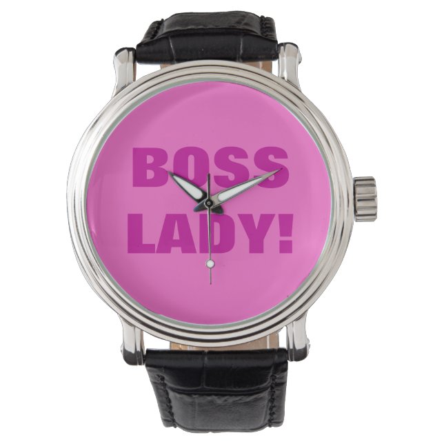 BOSS LADY! ARMBANDUHR (Vorderseite)