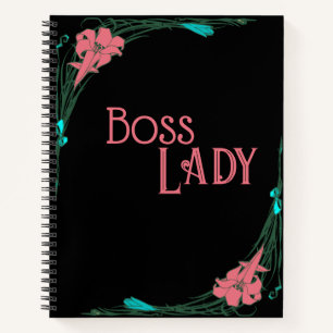 "Boss Lady" - benutzerdefinierbares Journal Notizblock