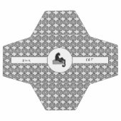 Boss Lady Black Cat und Pattern Blume Fußball (Flach)