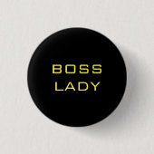 BOSS LADY BLACK YELLOW BUTTON (Vorderseite)